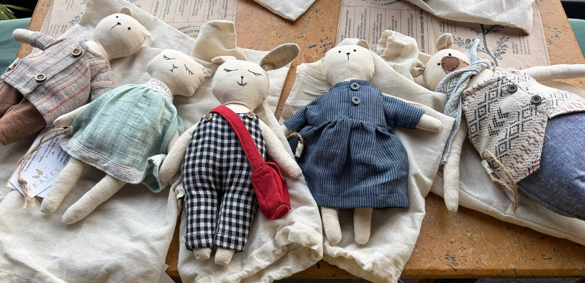 Responsibly Recrafted Handloom Textile Toys