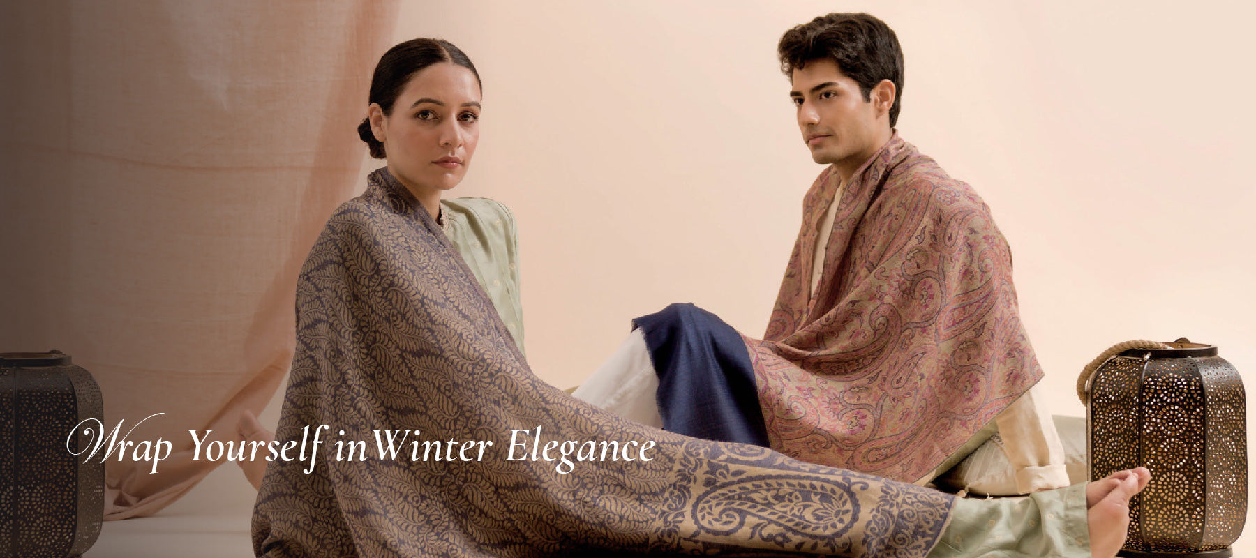 Fine Wool Cashmere Shawls