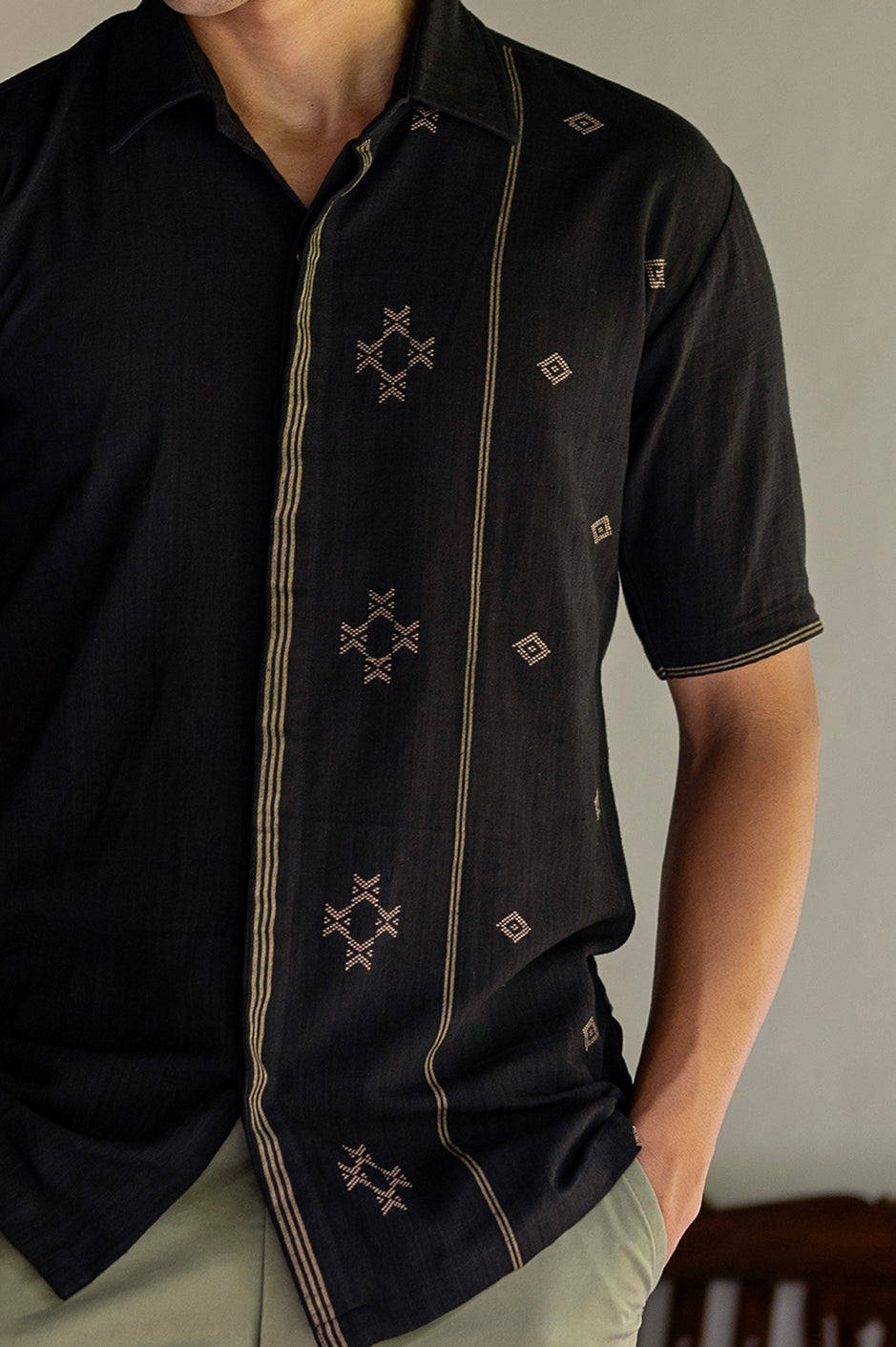 Ahote Handwoven Cotton Shirt