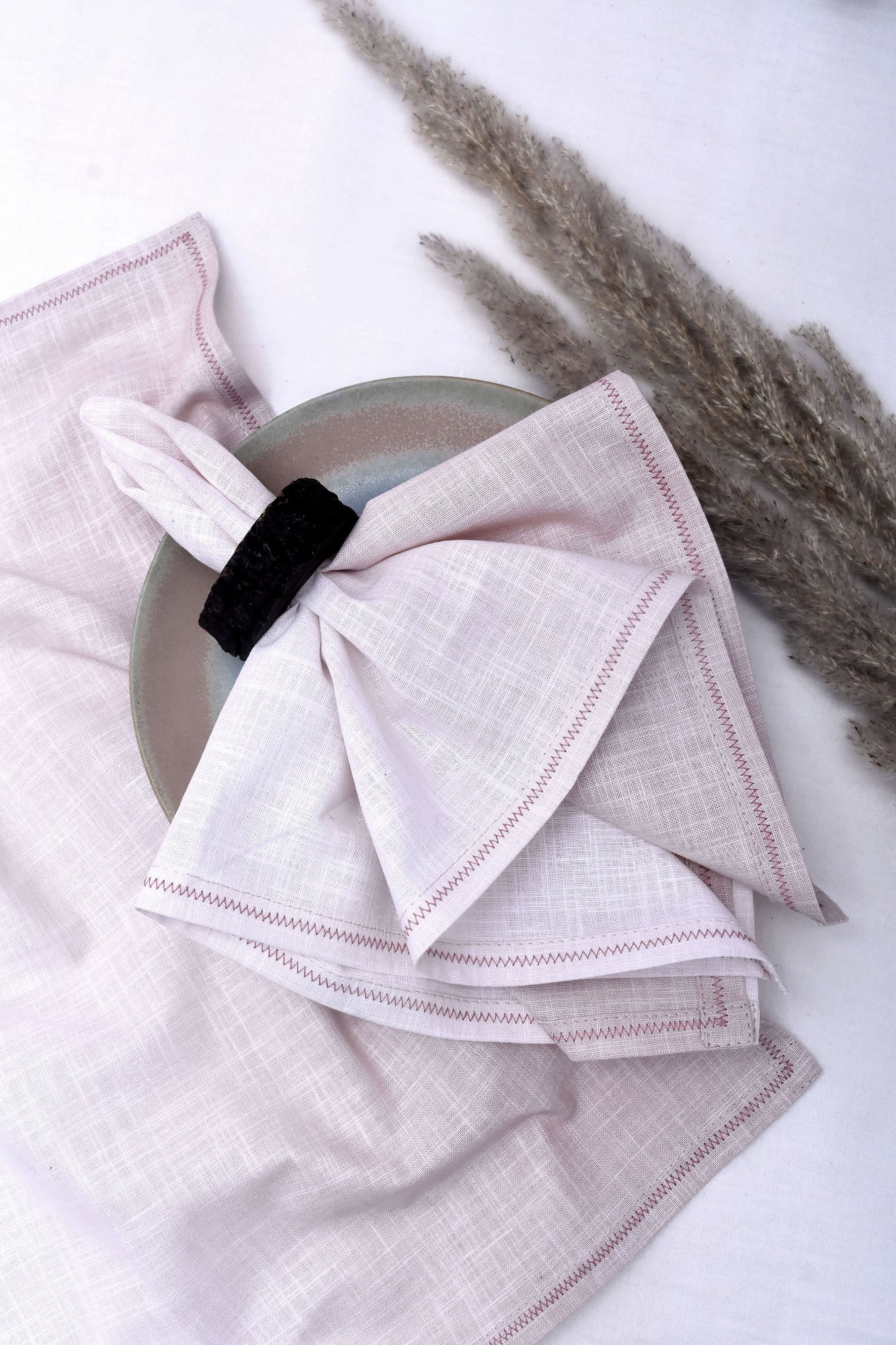 Salmon Handwoven Napkins - Set of 2 pc