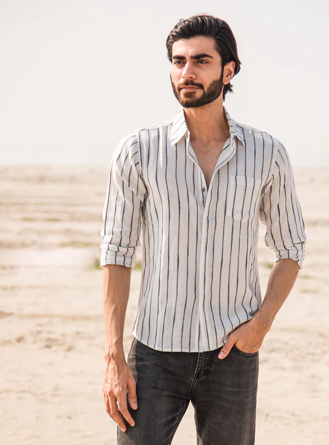 Lark Handwoven Khadi Cotton Shirt