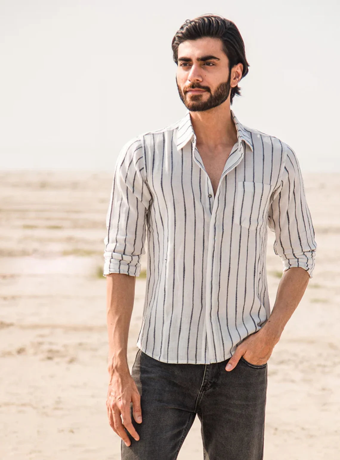 Lark Handwoven Khadi Cotton Shirt