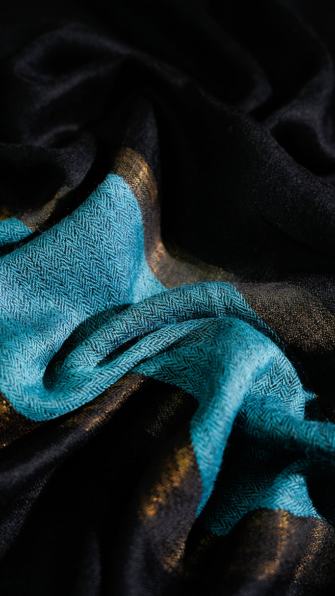 Aeonian Soft Fine Wool Cashmere Shawl