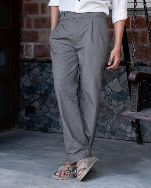 The Classic Bluish Slate Grey Trouser