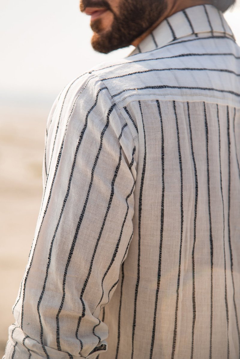 Lark Handwoven Khadi Cotton Shirt