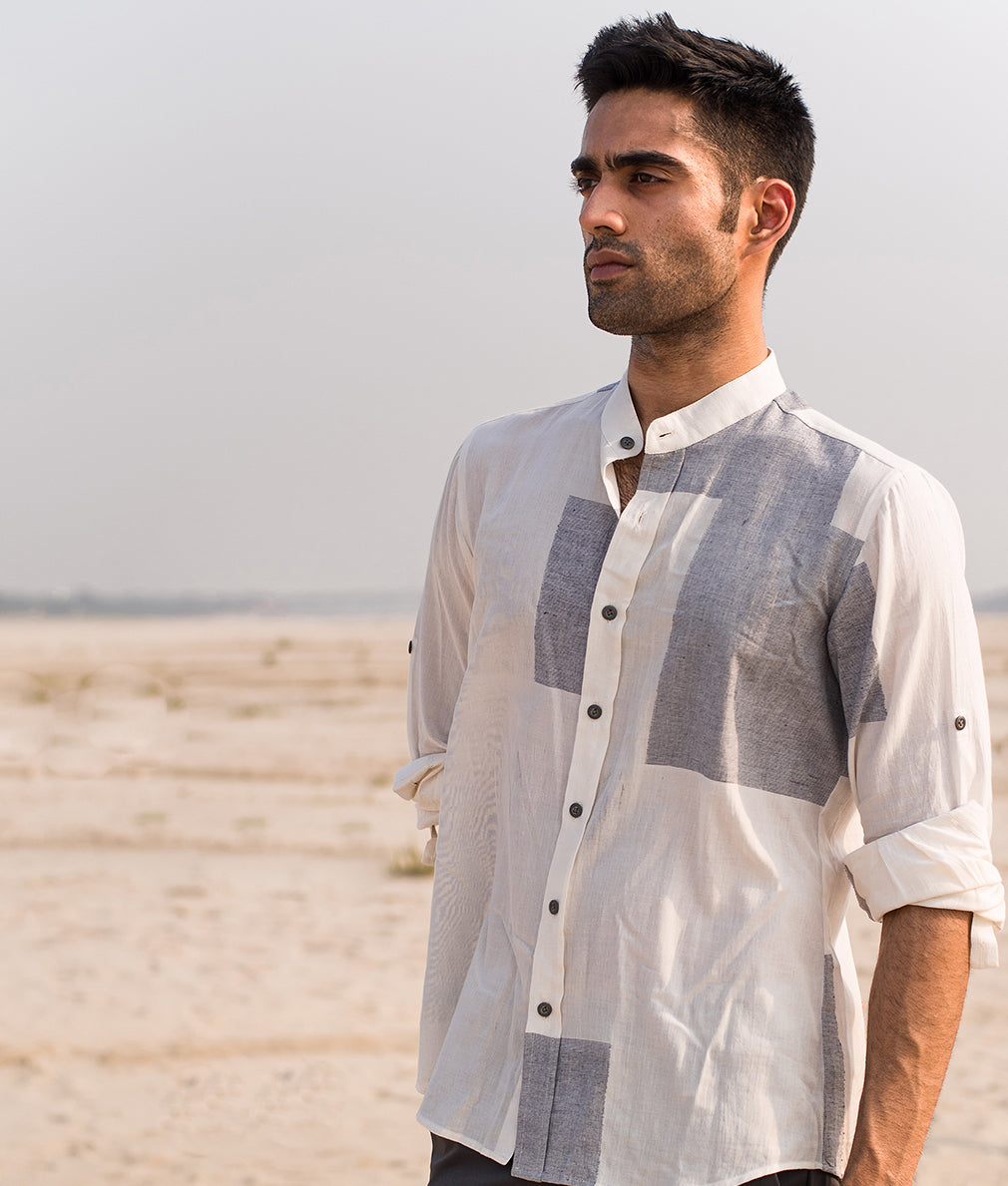 Sapphireloom handwoven Cotton Shirt