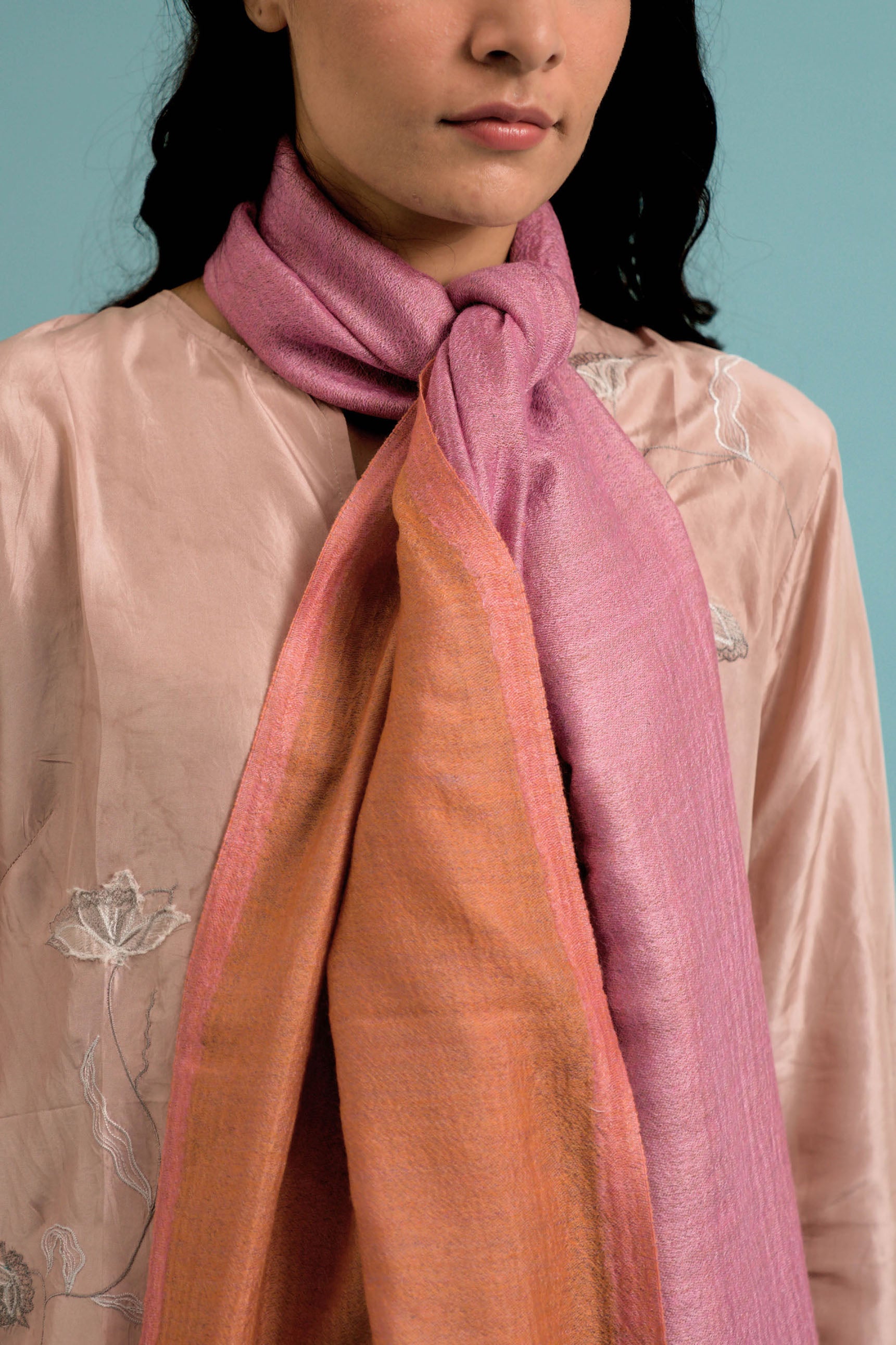 Aurora Soft Fine Wool Cashmere Stole With Box