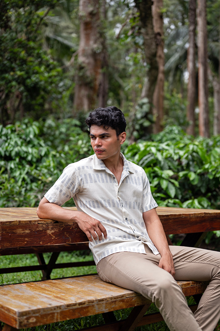 Oriel Handwoven Khadi Cotton Shirt