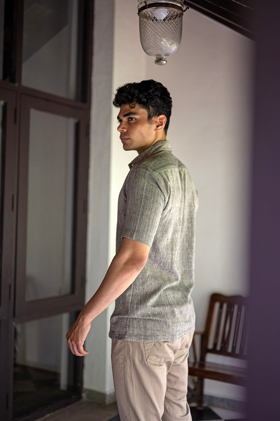 Elwood Handwoven Cotton Shirt