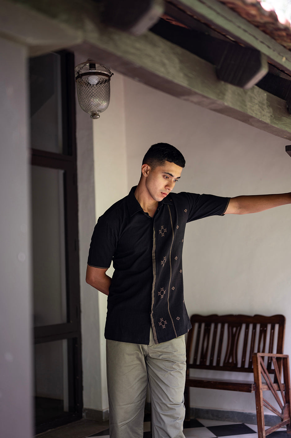 Ahote Handwoven Cotton Shirt