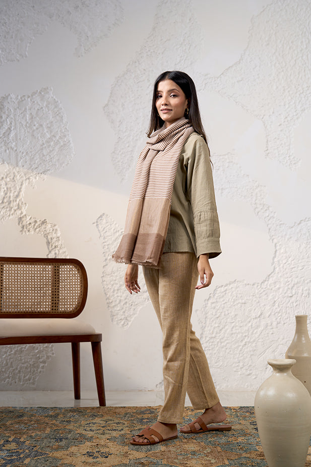 Whispers of Warmth, Fine Cashmere Wool Shawl