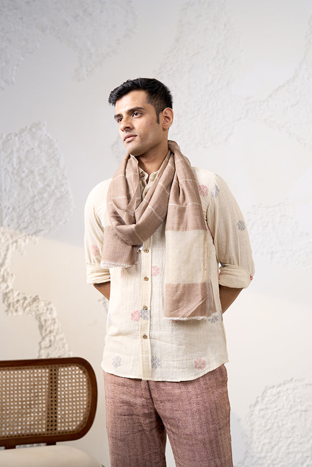 Echor Soft Fine Wool Cashmere Stole