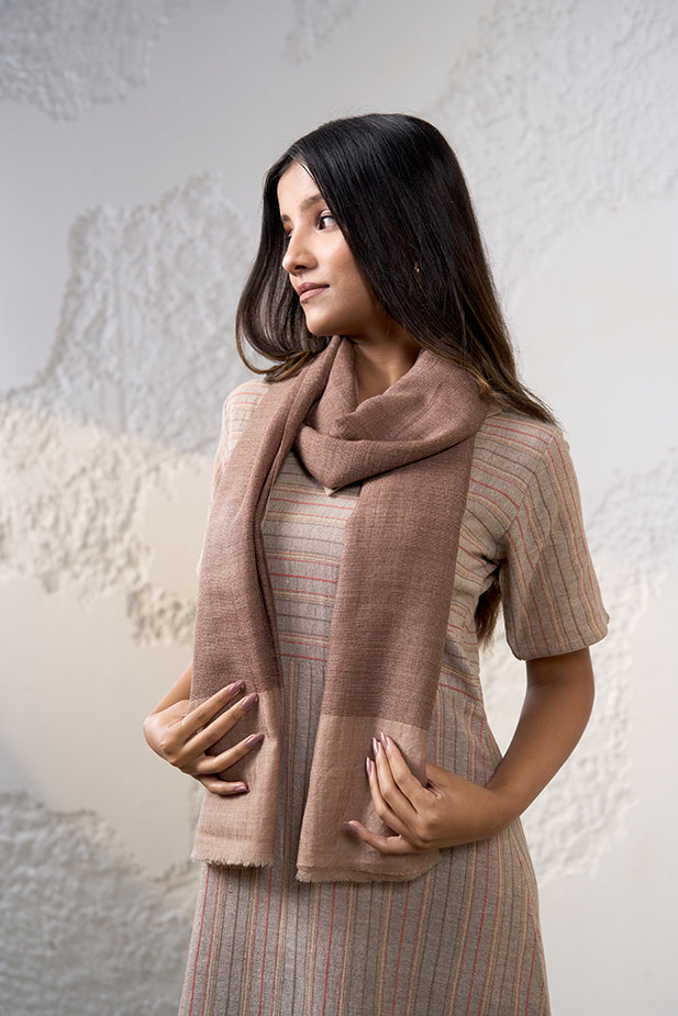 Beryl Soft Fine Wool Cashmere Stole