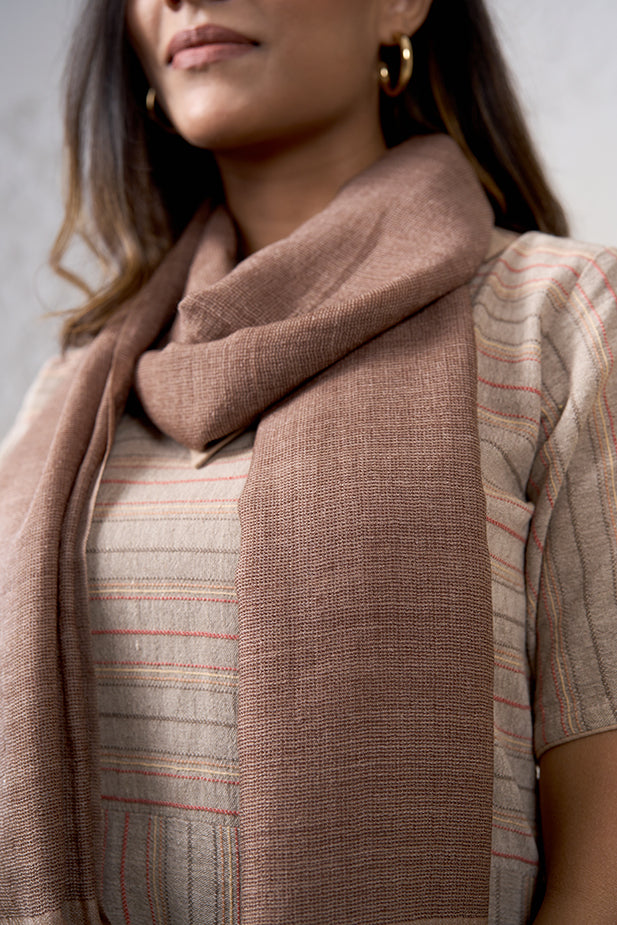 Beryl Soft Fine Wool Cashmere Stole