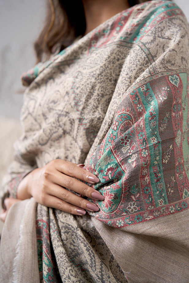 Bez Fine Wool Cashmere Shawl