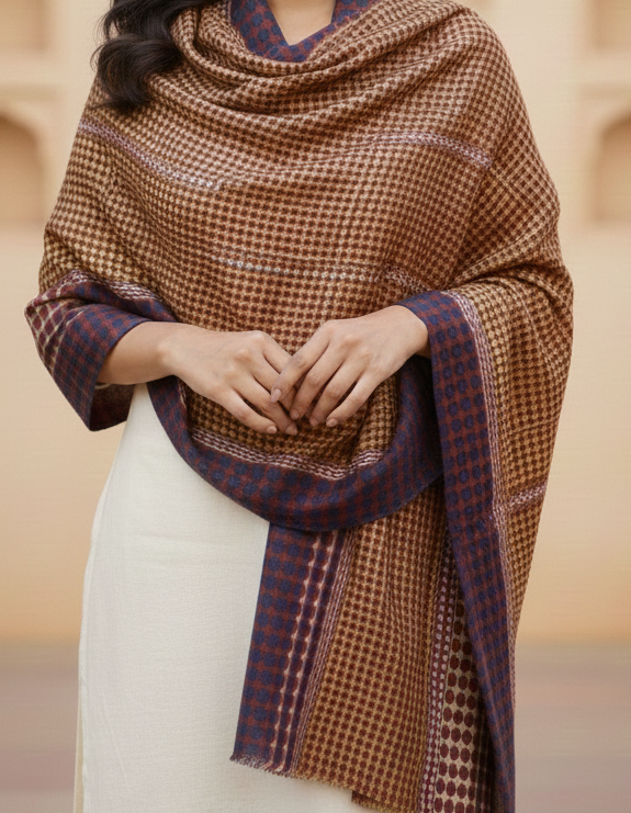 Autumn Ember Fine Cashmere Stole