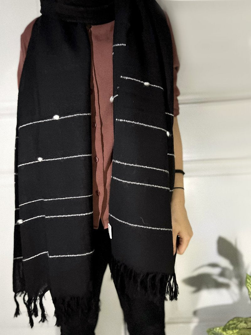 Aurora Soft Fine Wool Cashmere Stole With Box
