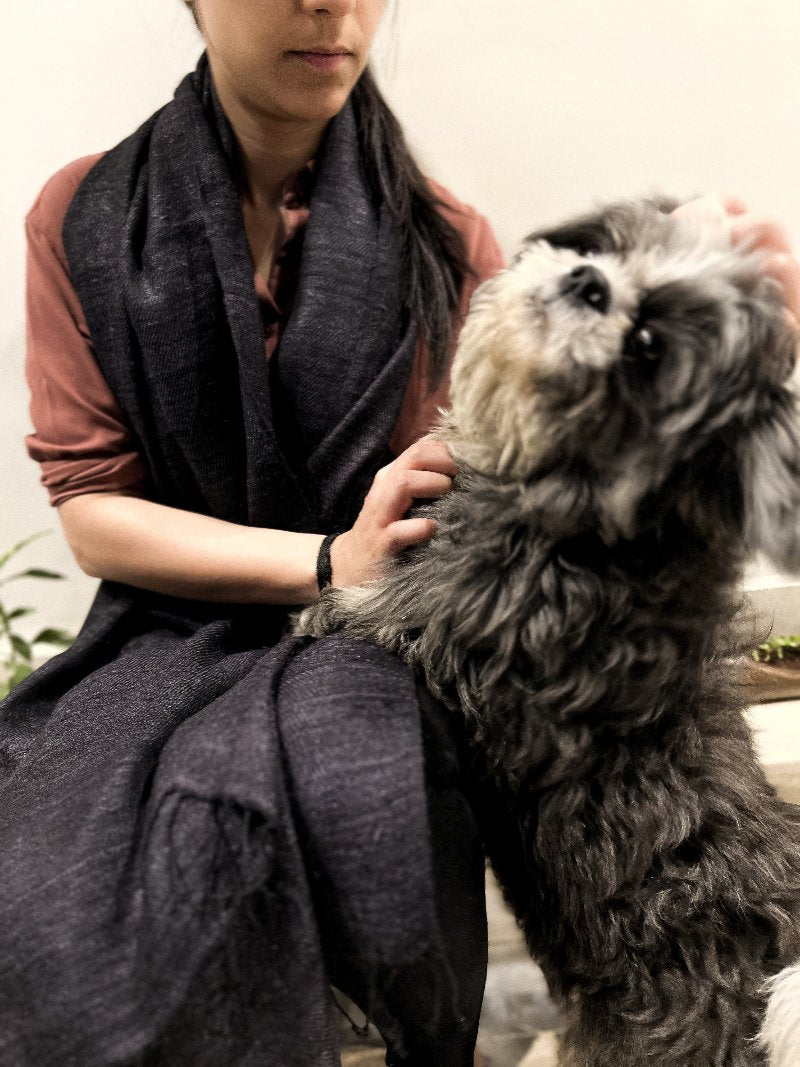 Eartha Hand-woven Silk Stole