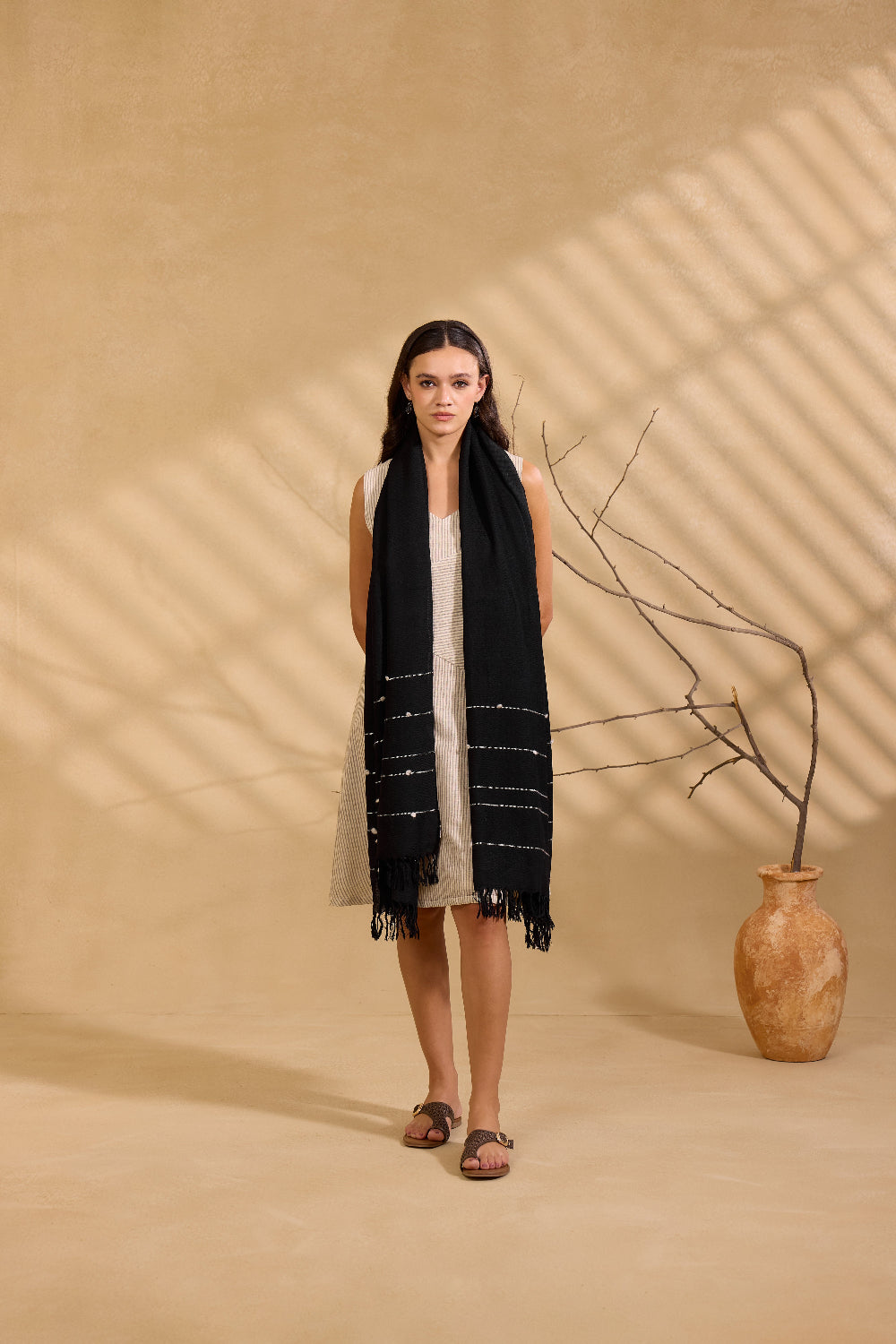 Aurora Soft Fine Wool Cashmere Stole