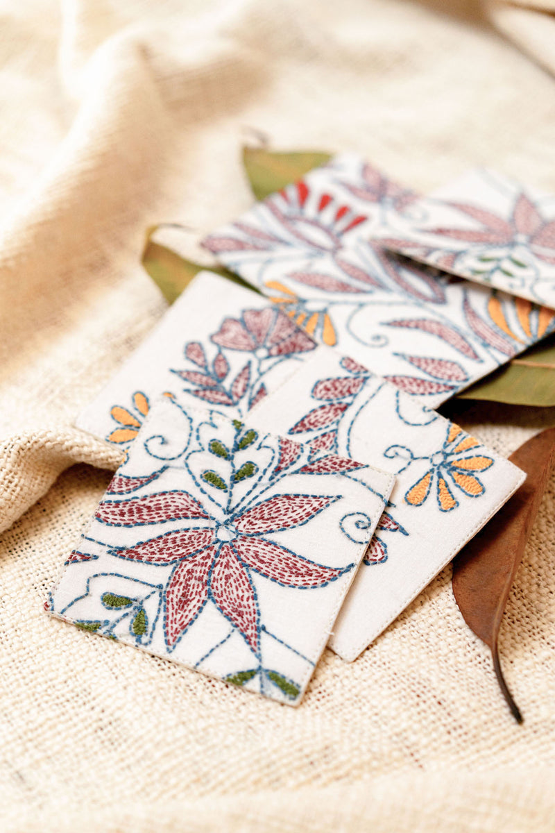 Imbricate Handwoven Coasters