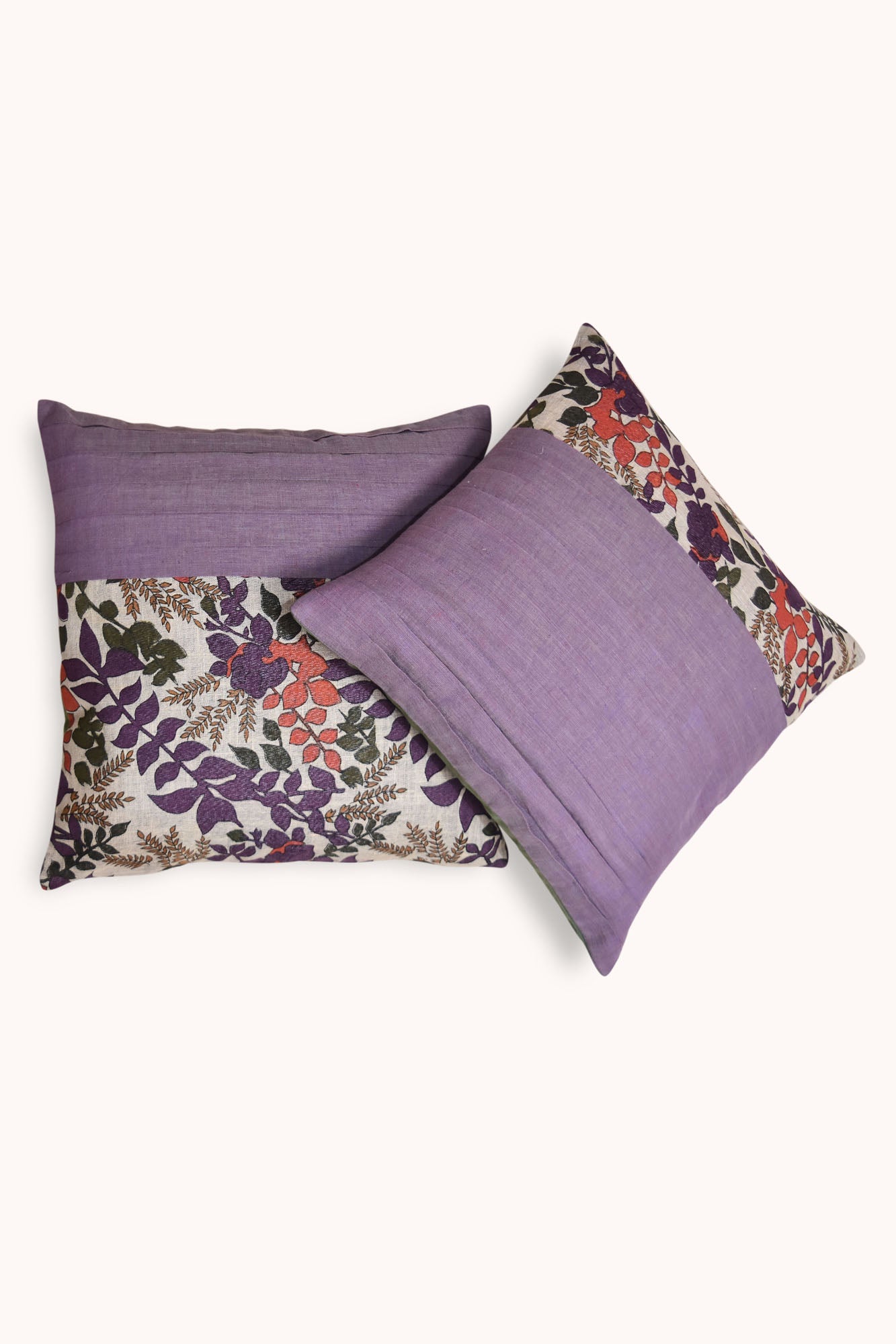 Pliegues De Moda handmade Cushion Set of 2