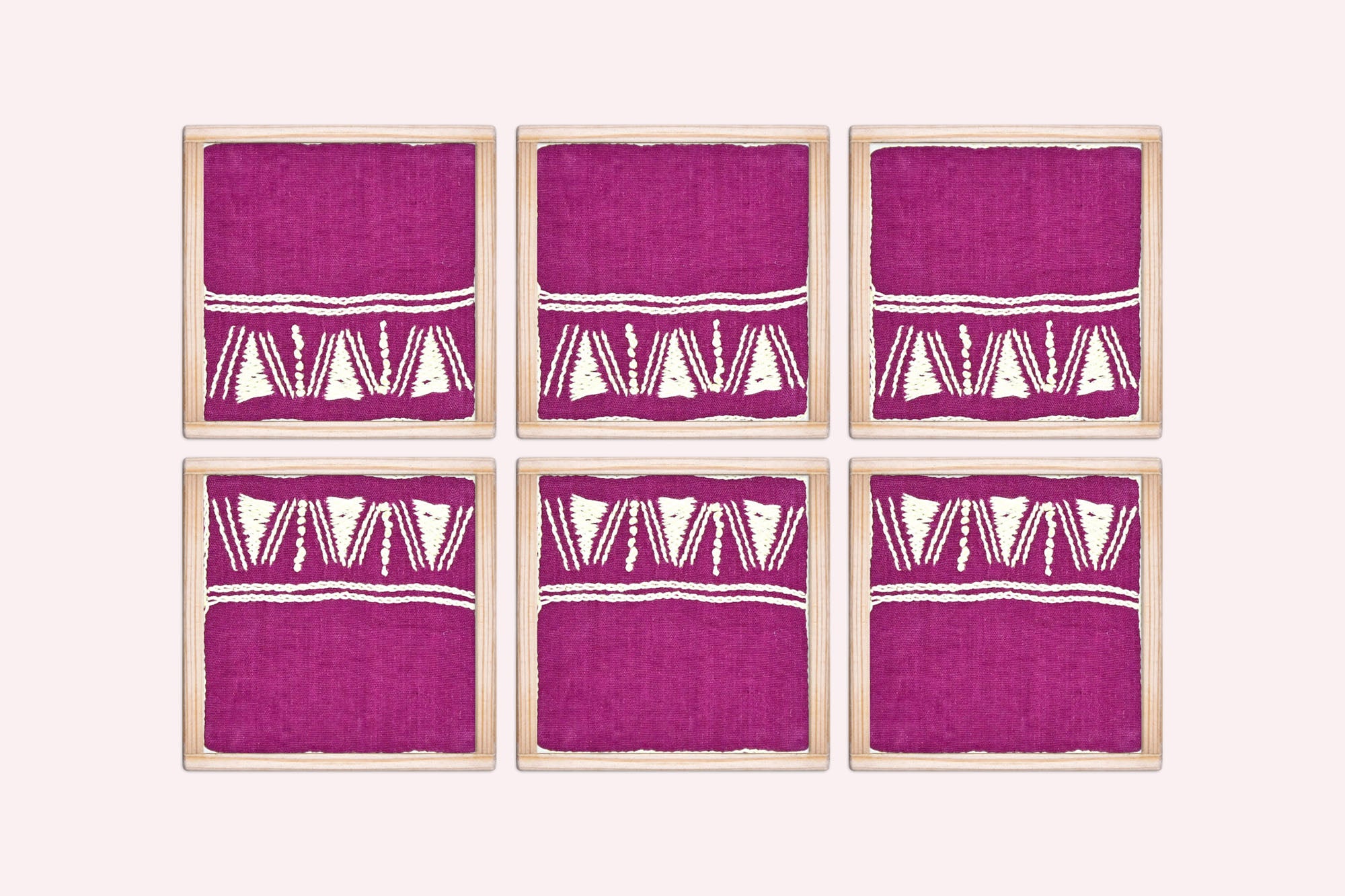 Nahuen - Set of 2 Coasters with Coaster Holder