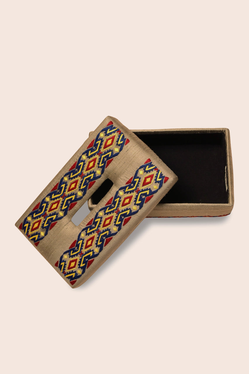 Zeya - Handwoven Tissue Box