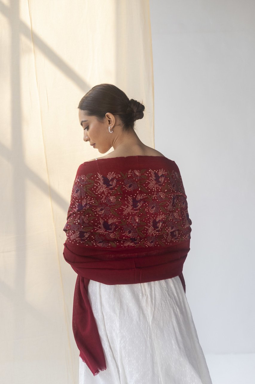 Zaria Cashmere Stole - Veaves