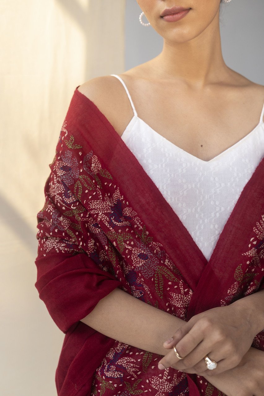 Zaria Cashmere Stole - Veaves