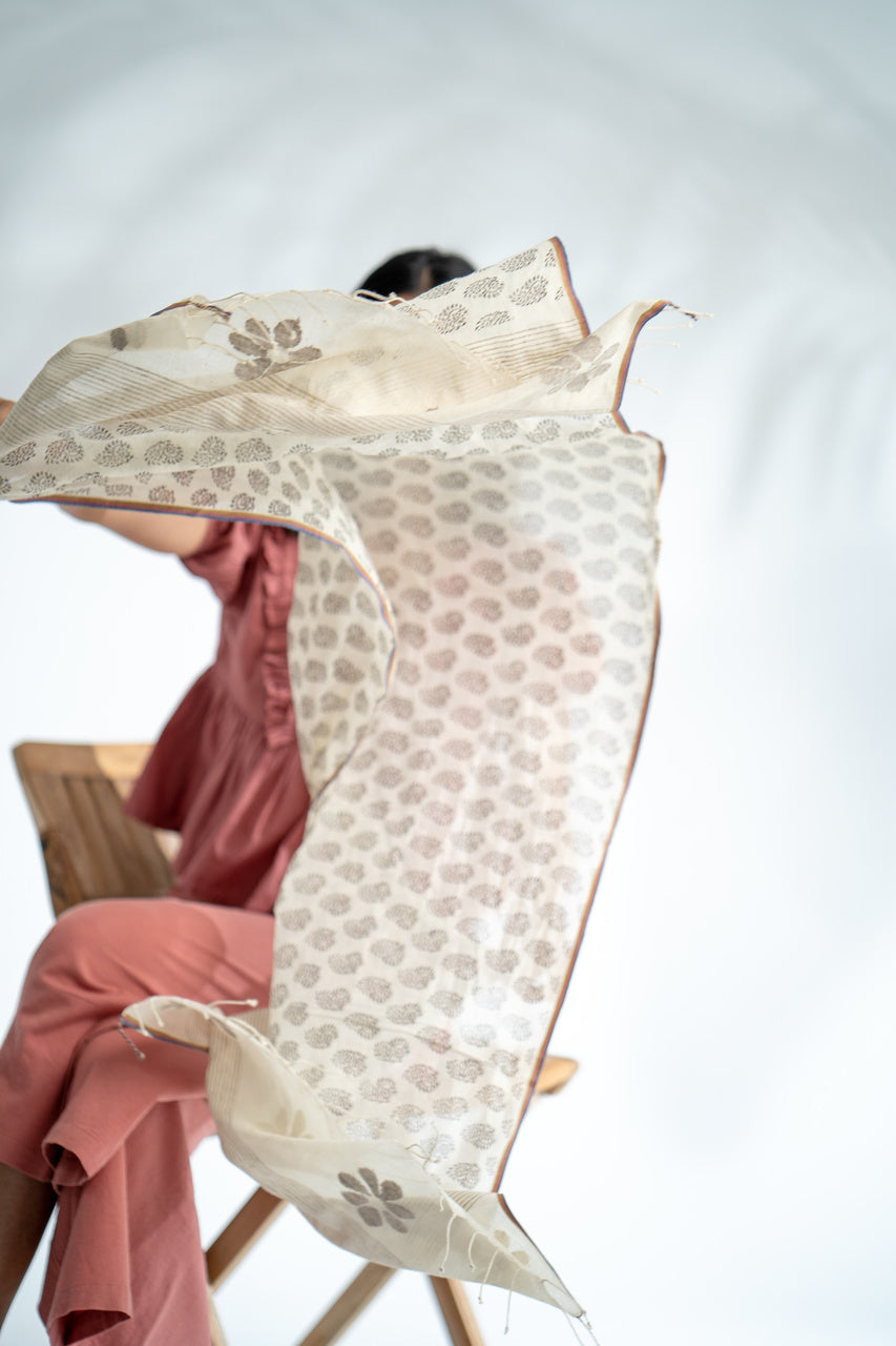 Meld Cotton Handwoven Stole