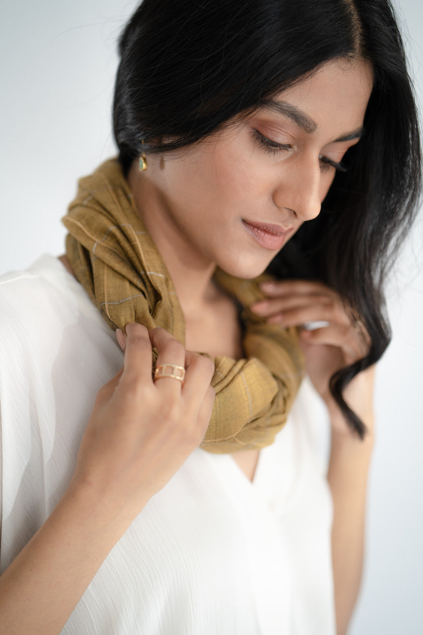 Gilded Cotton Stole