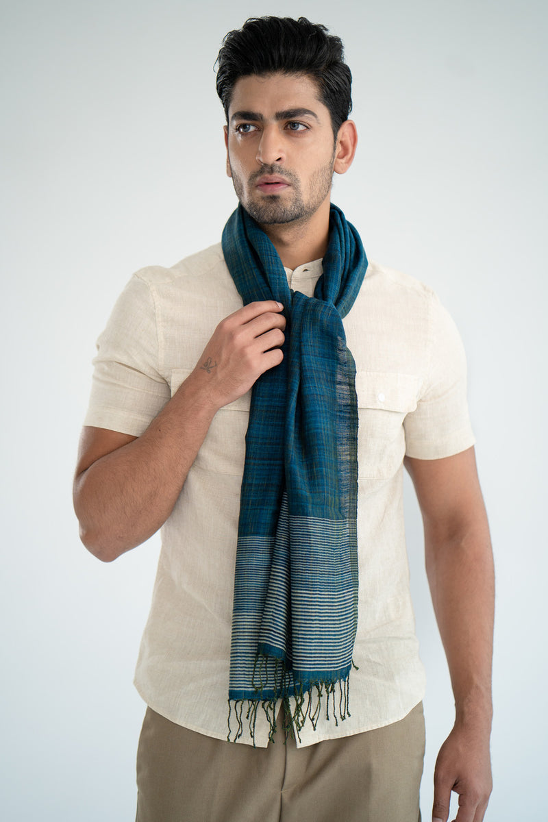 Tia HandwovenCotton Silk Stole