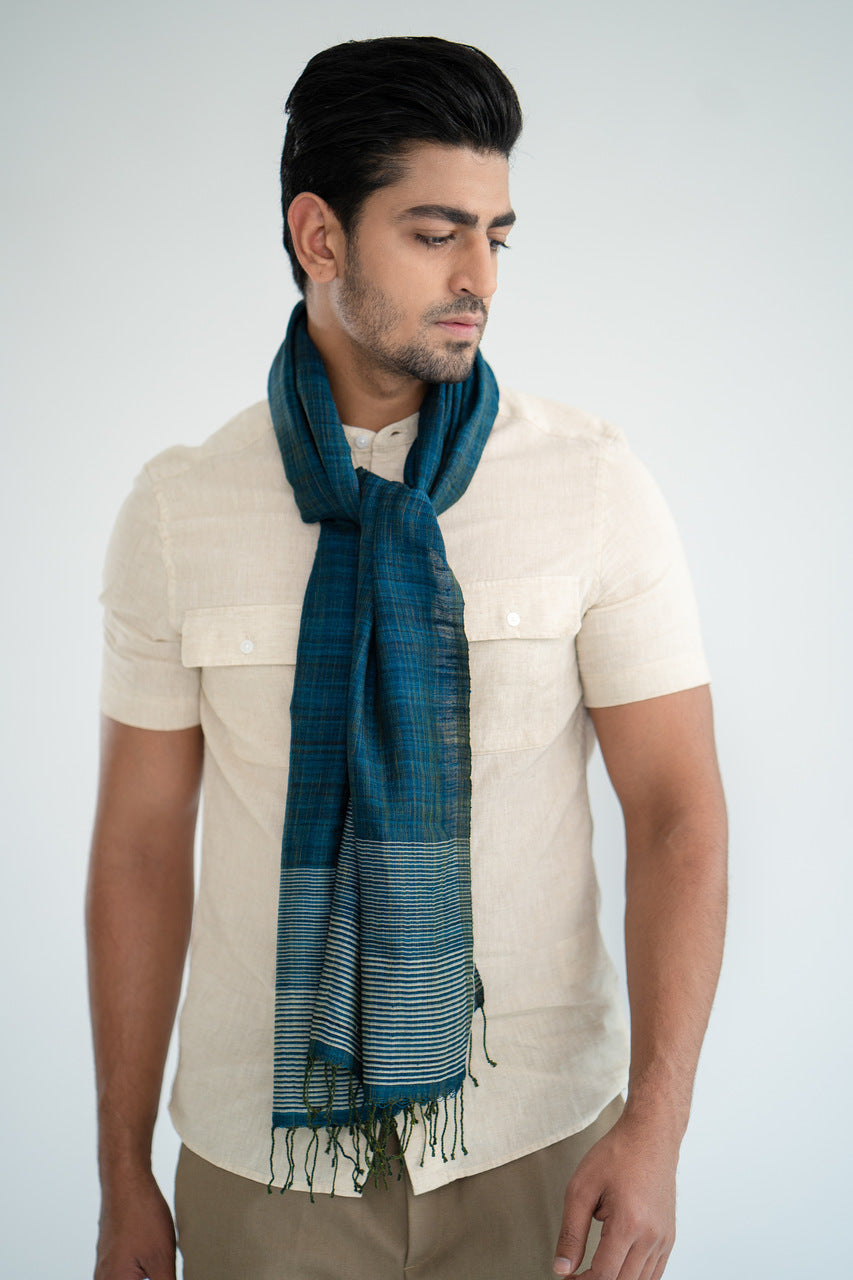 Tia HandwovenCotton Silk Stole