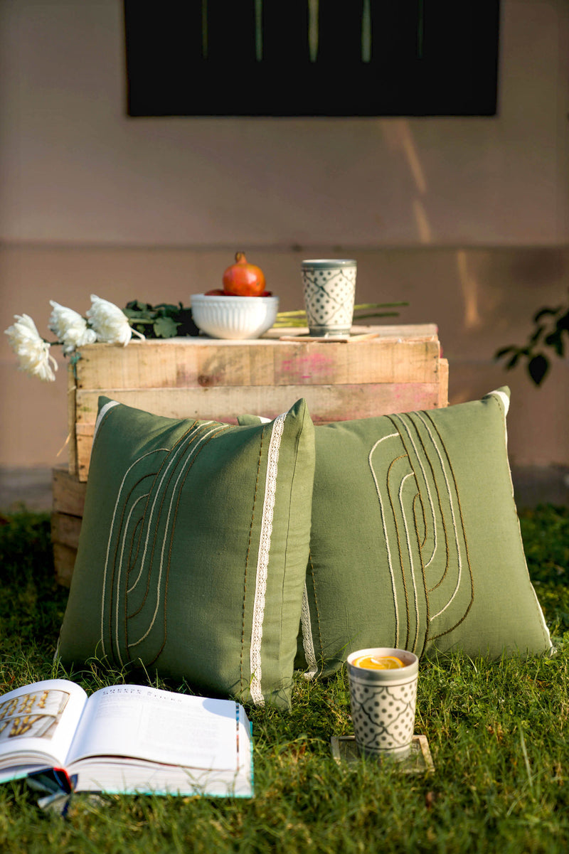 Asahi Handmade Cushion Set of 2