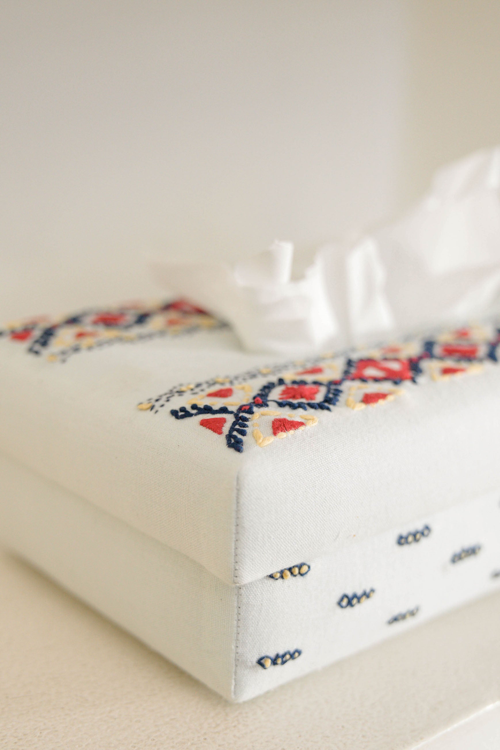 Jon - Handwoven Tissue Box