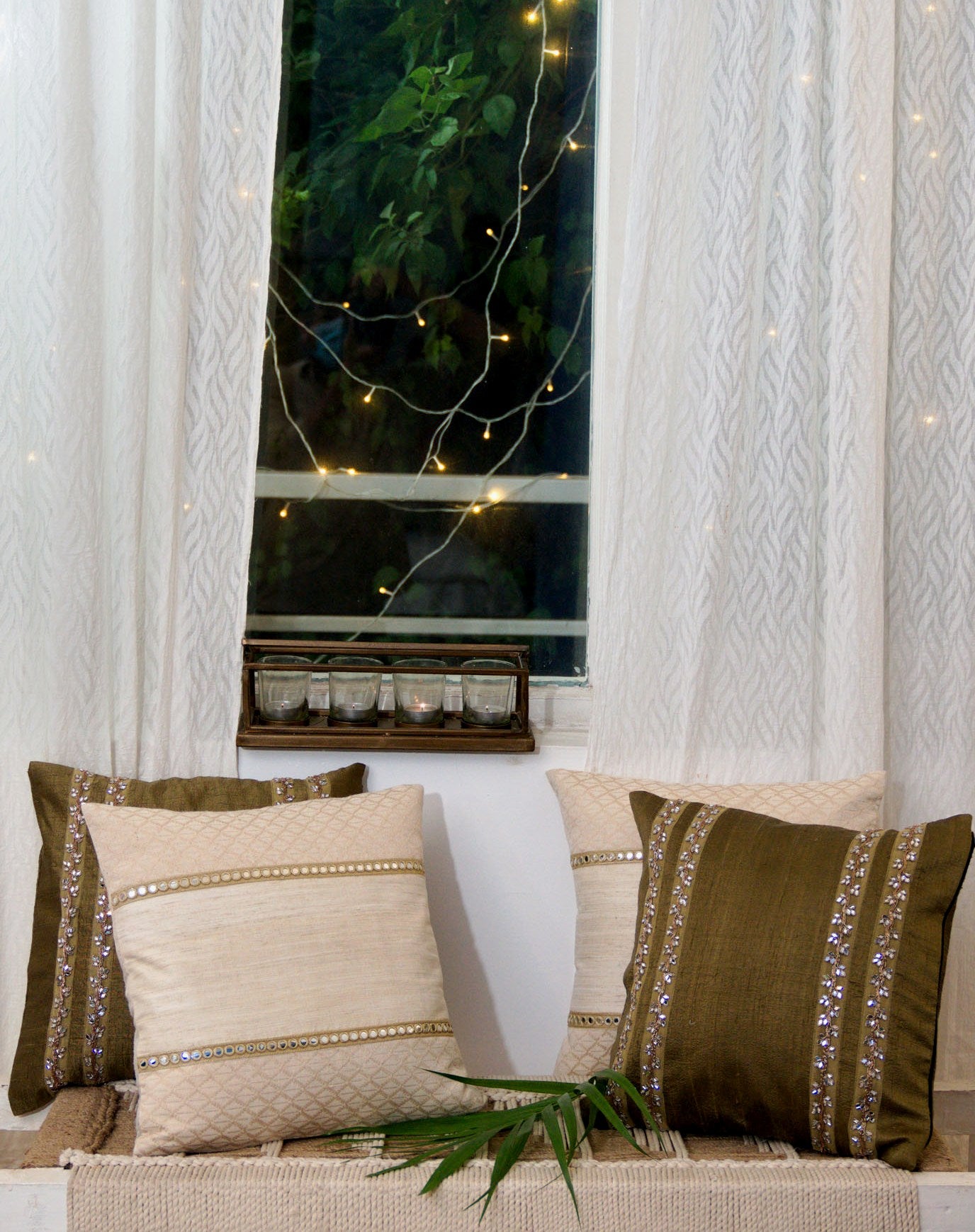 Panacea Handwoven Cushion Set of 2