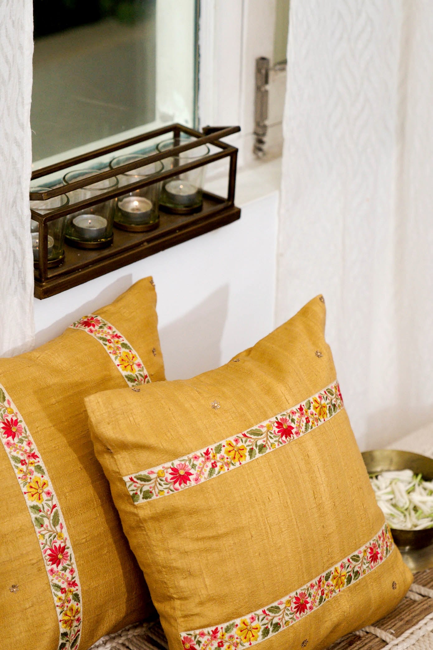 Tamarind Handwoven Cushion Set of 2