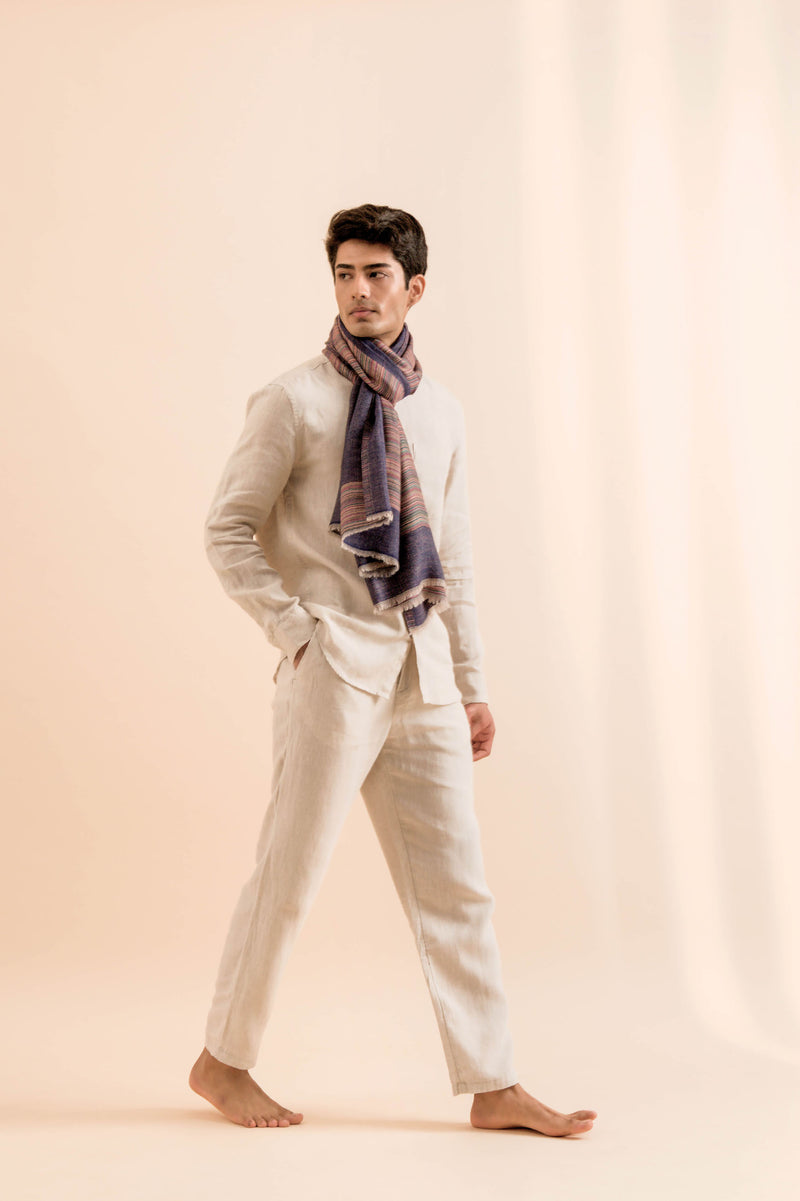 Winter Heather Men's Cashmere Stoles