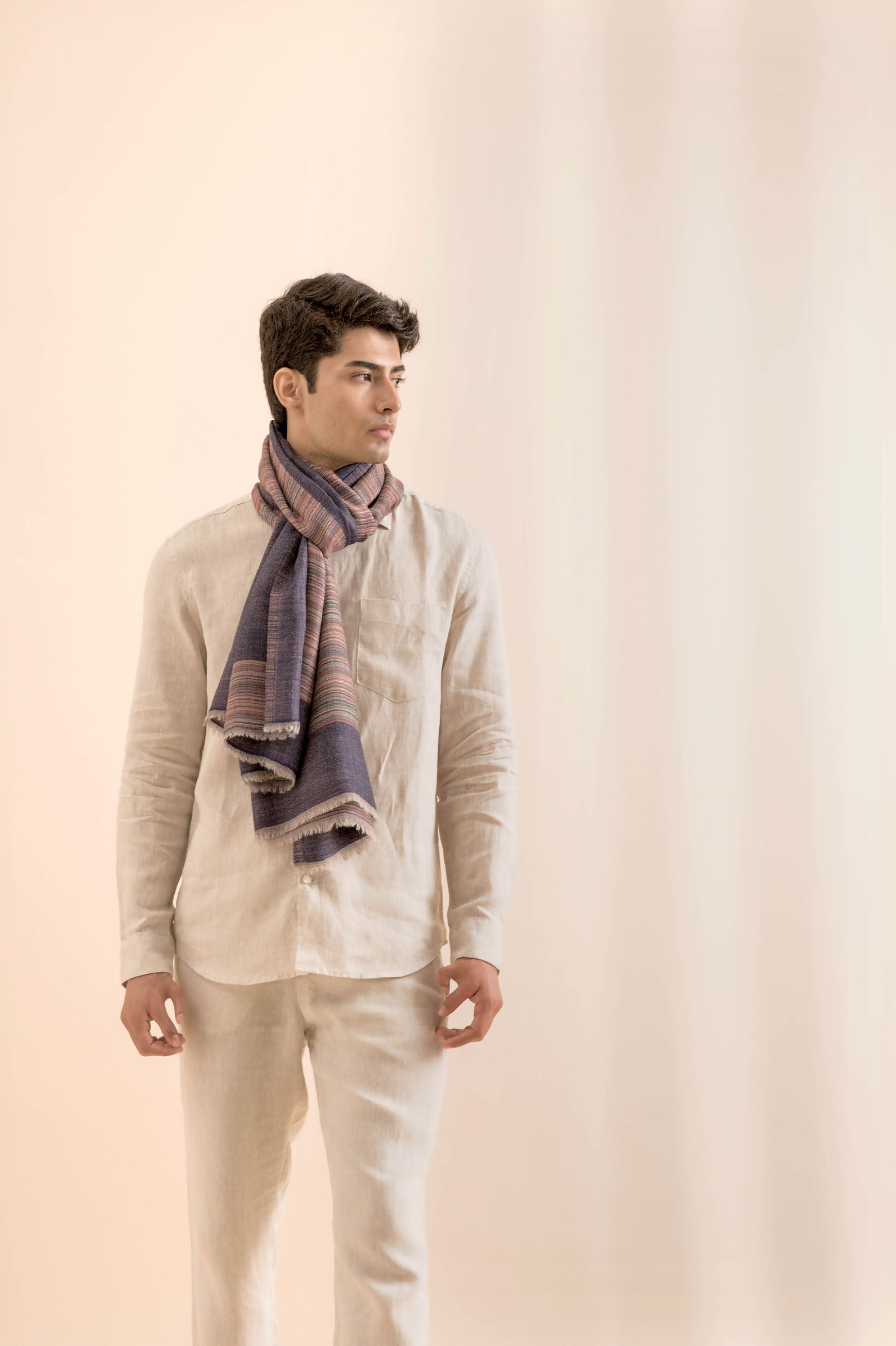 Winter Heather Men's Cashmere Stoles