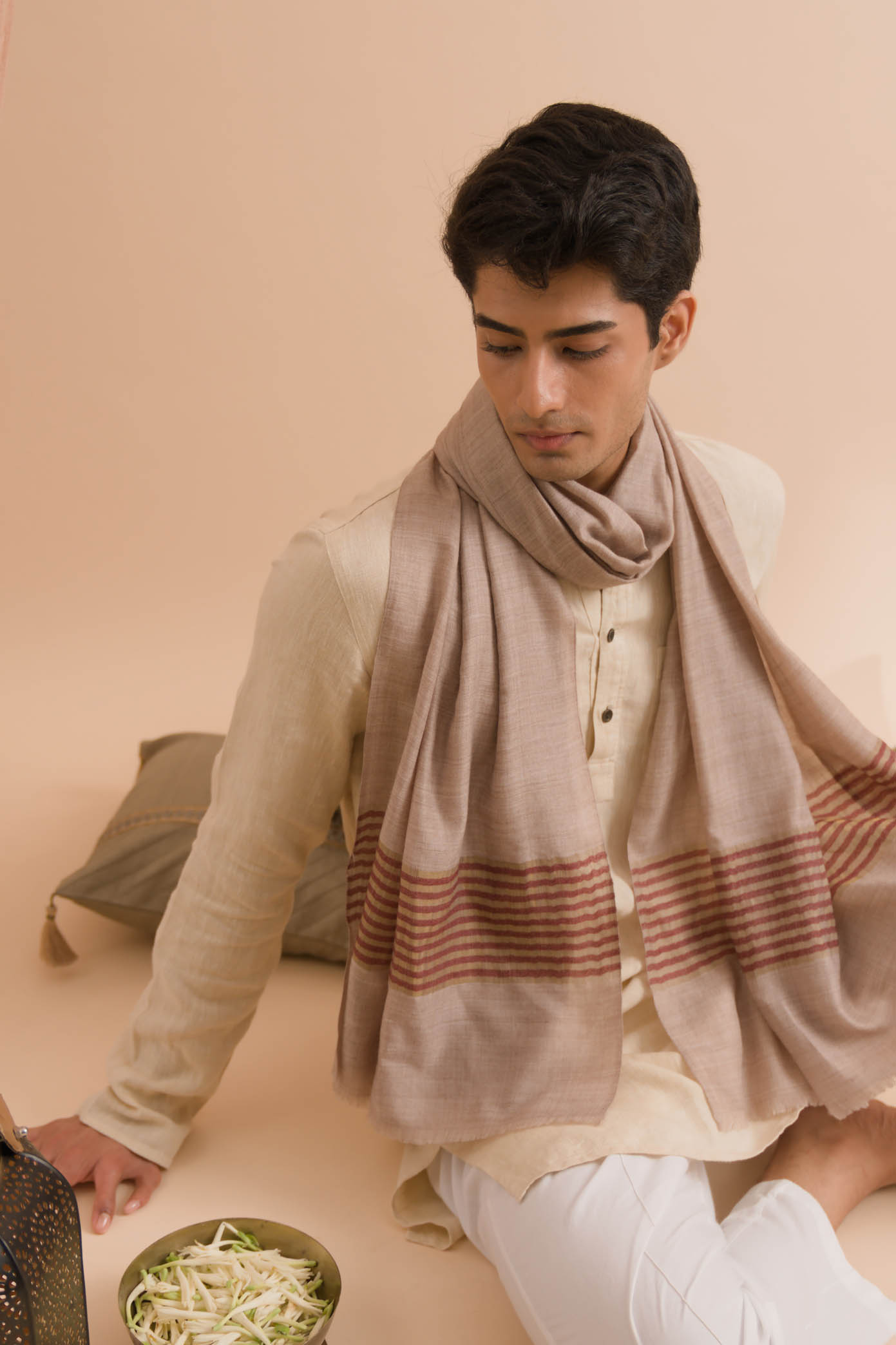 Clarus Fine Fine Wool Cashmere Stole