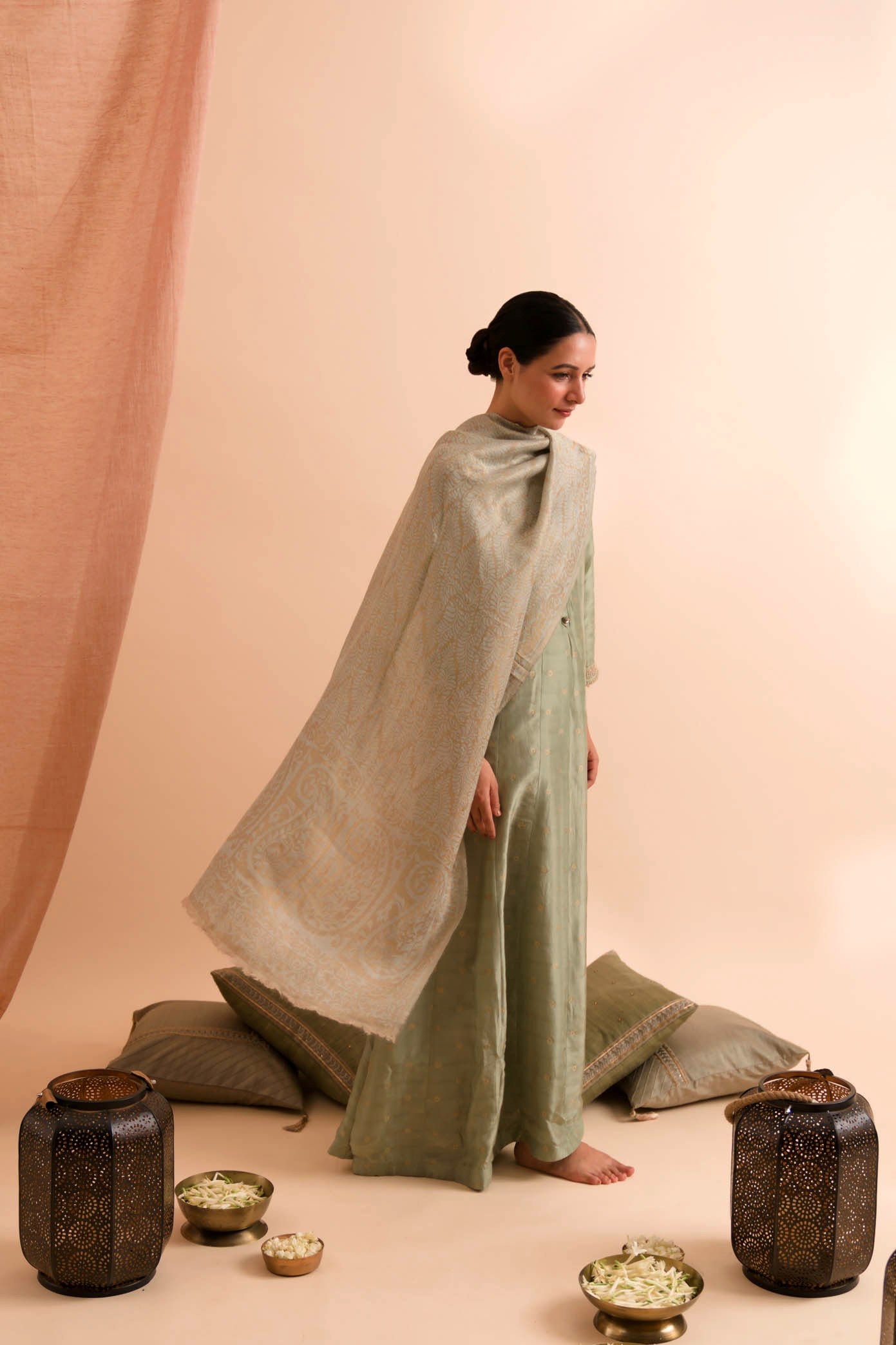 Aecor Fine Wool Cashmere Stole