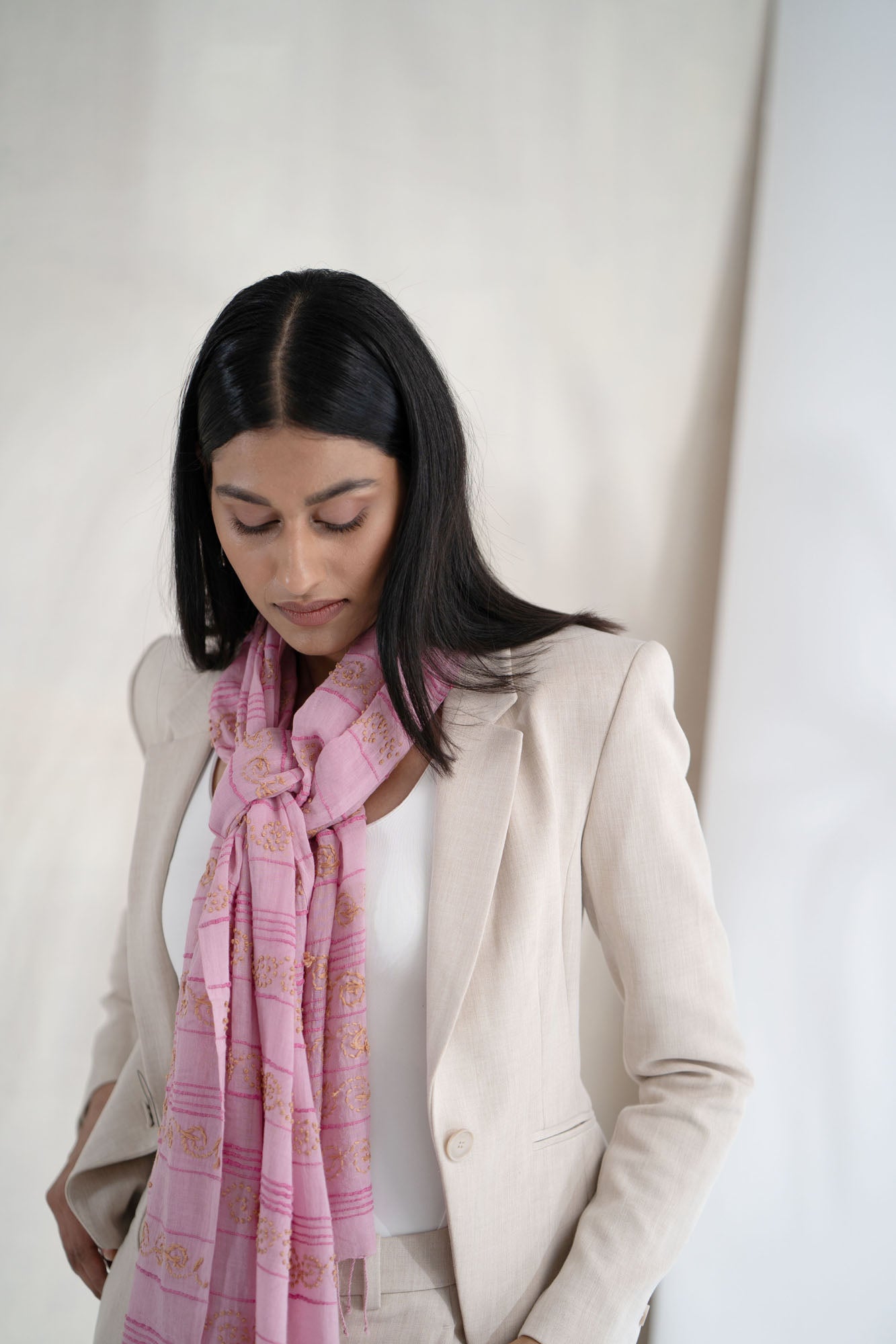 Windsand Handwoven Cotton Stole