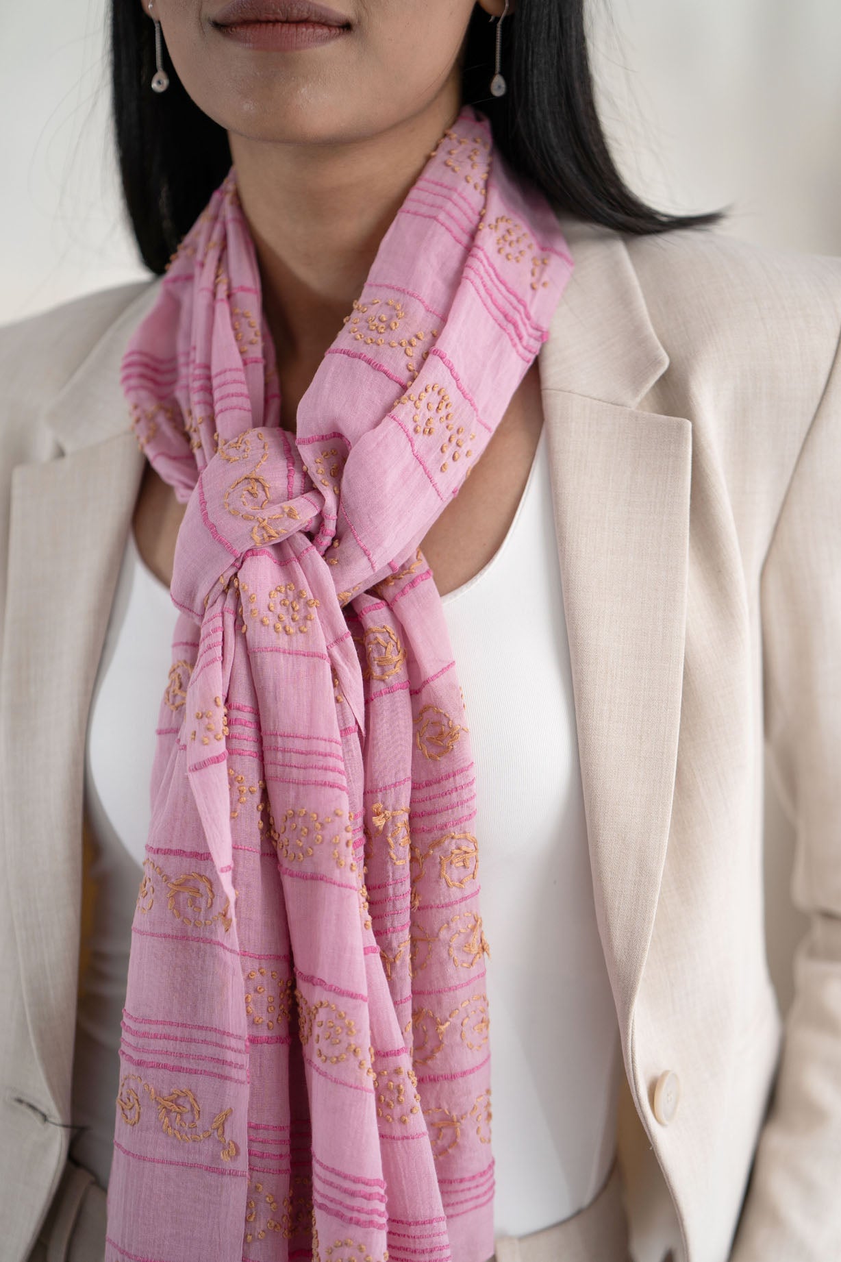 Windsand Handwoven Cotton Stole