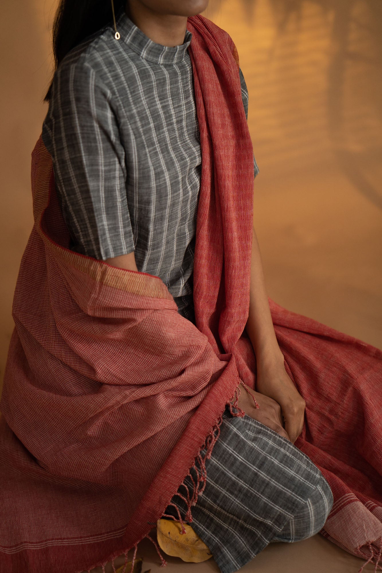 Sienna Kala Cotton Handwoven Dupatta