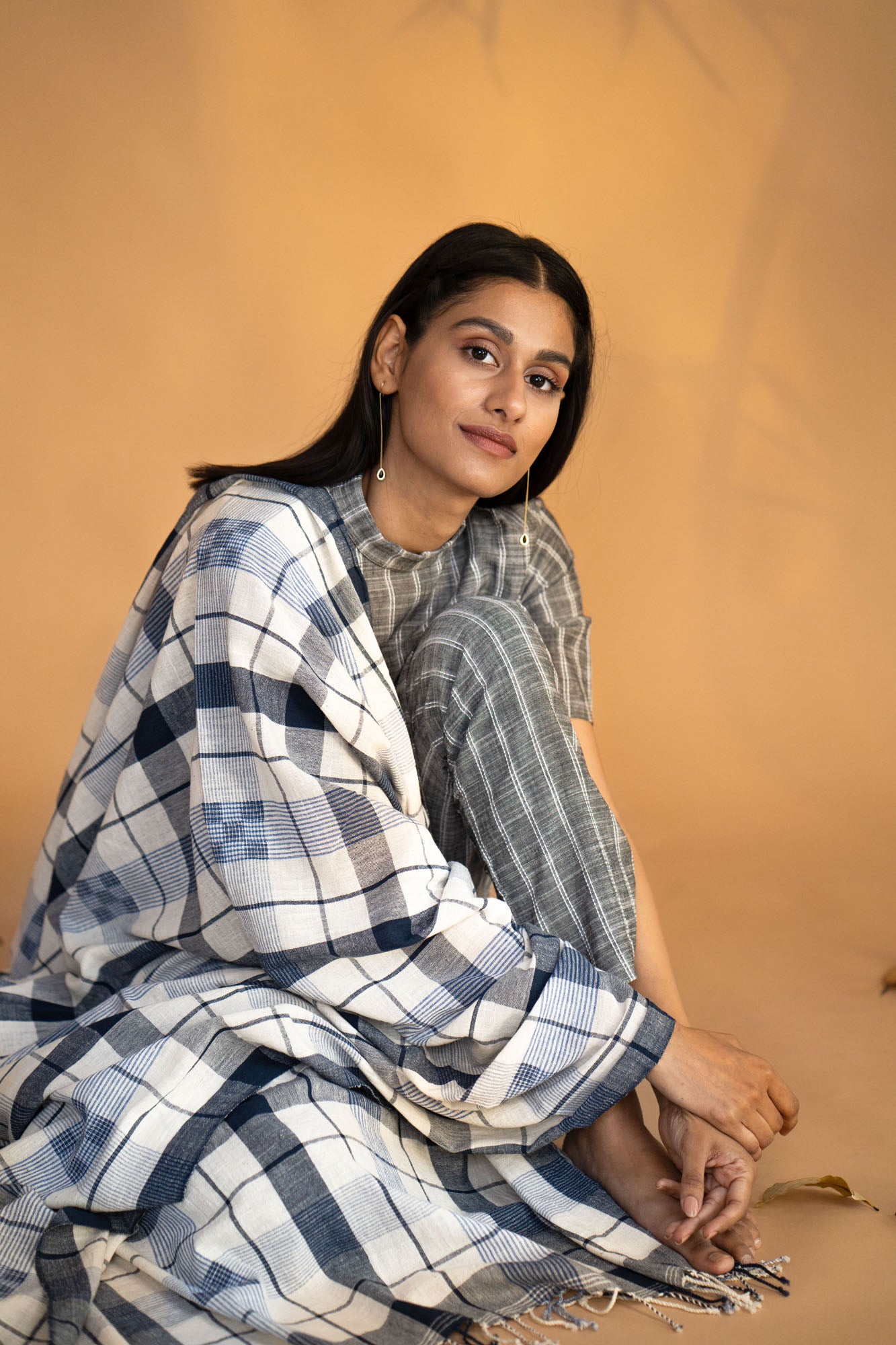 Swathe Kala Cotton Handwoven Dupatta