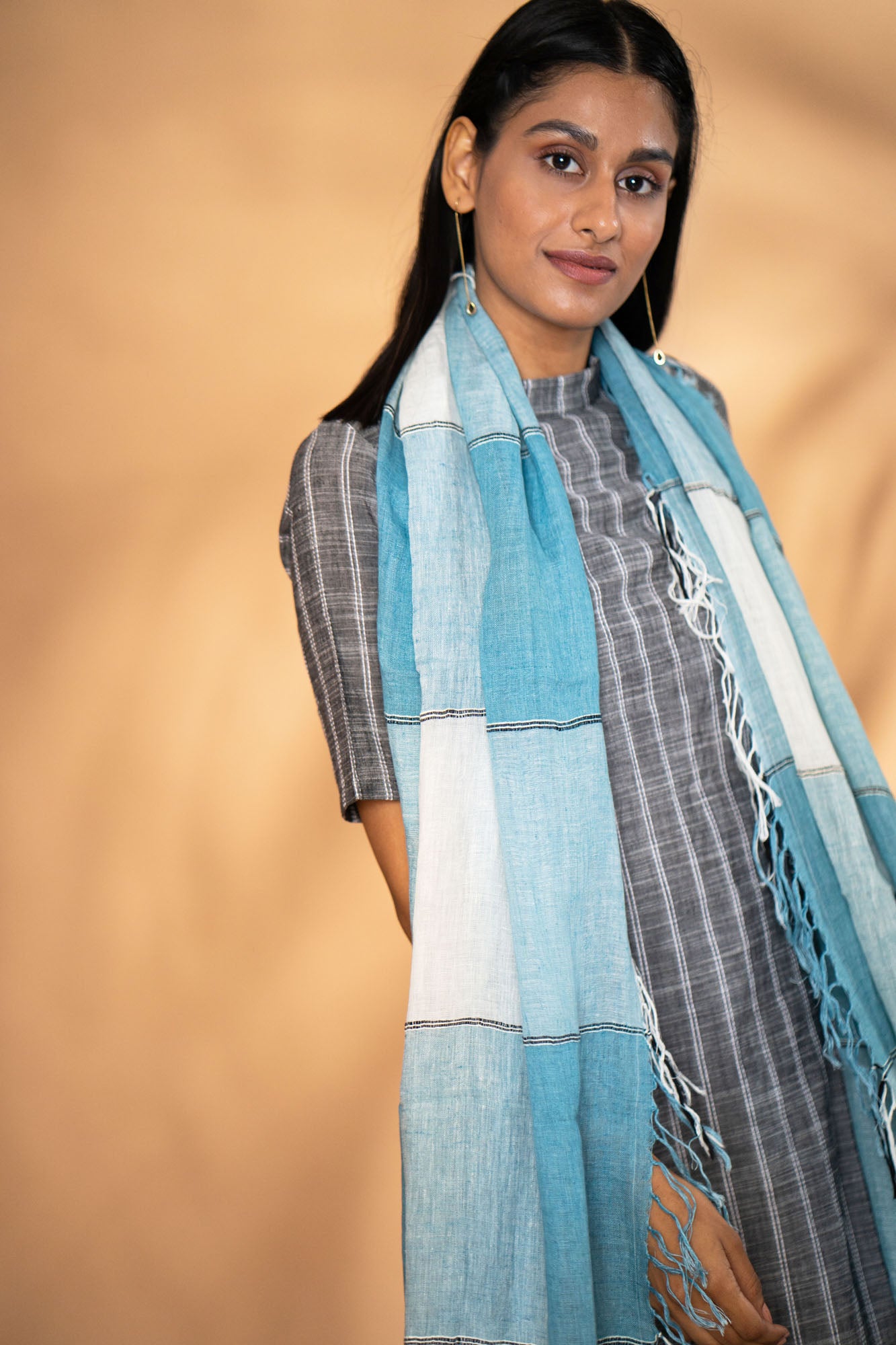 Kalya Linen Handwoven Dupatta