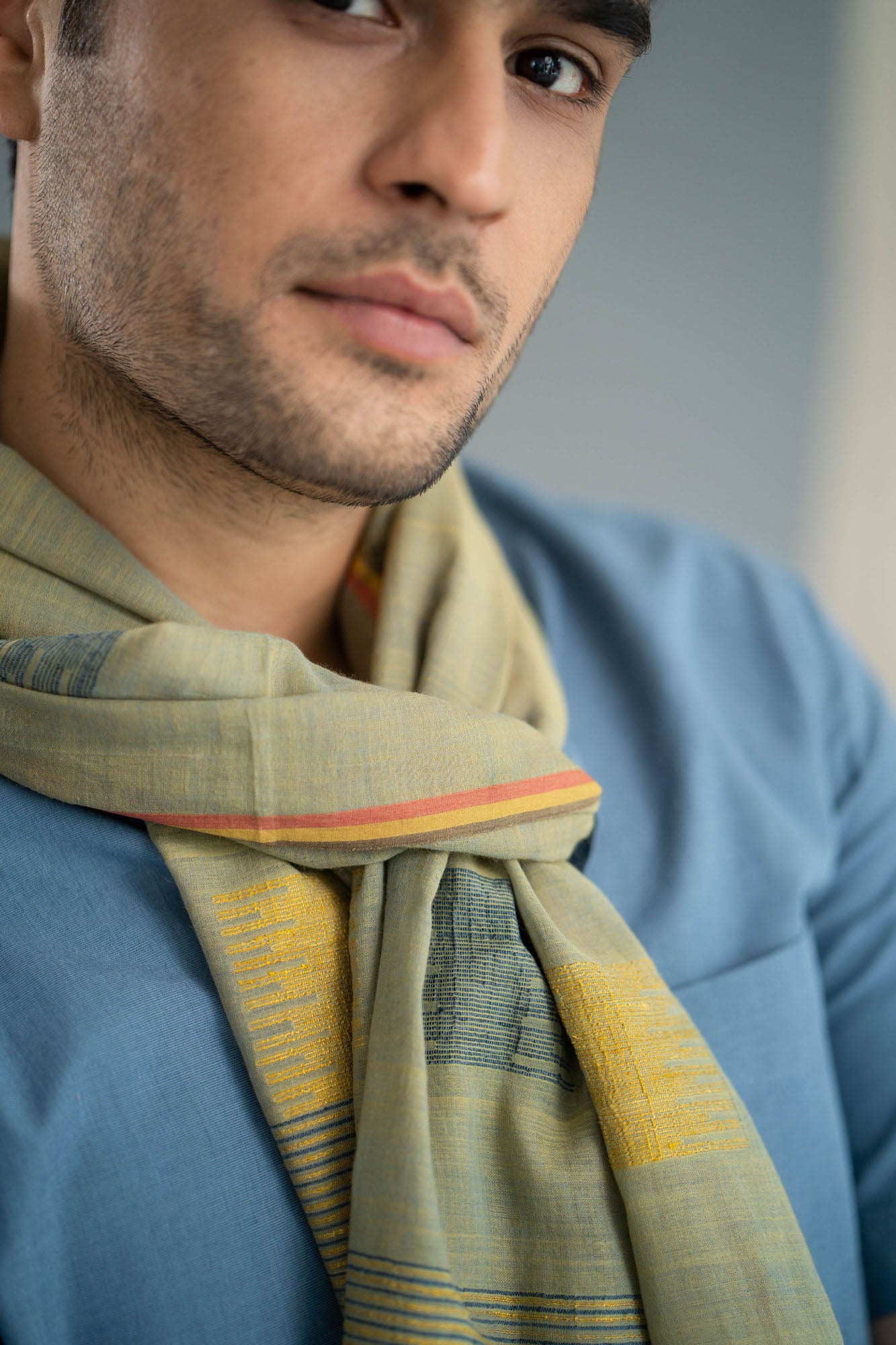 Cargado Handwoven Cotton Silk Stole