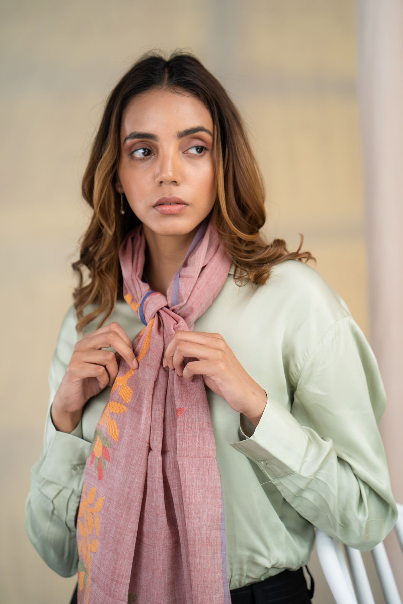 Regia Hand-woven Cotton Stole
