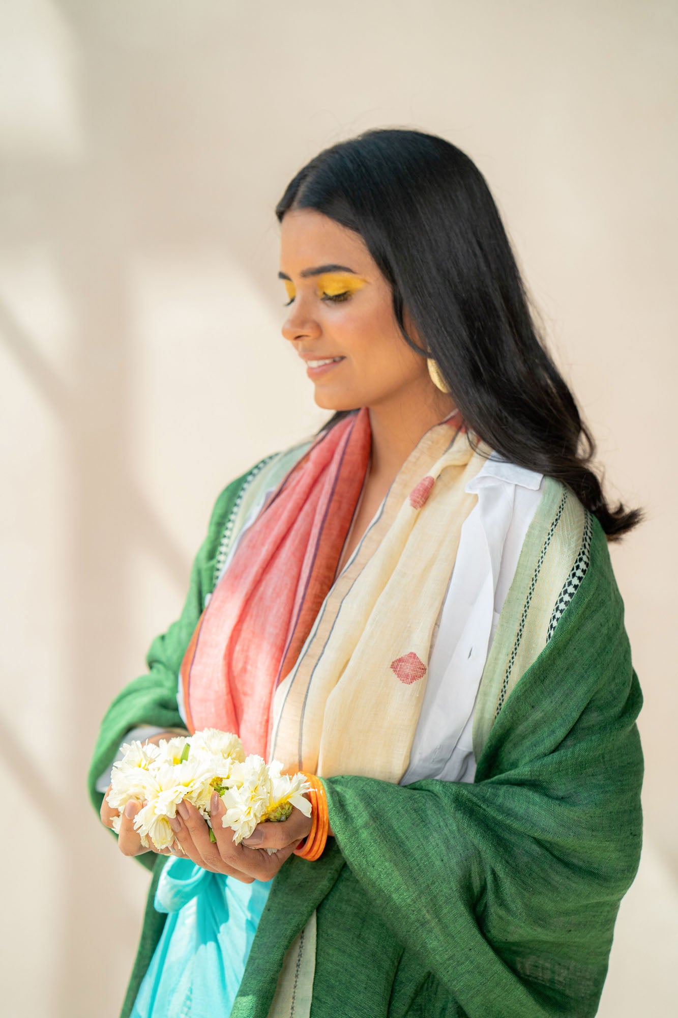 Infield Handwoven Linen Stole