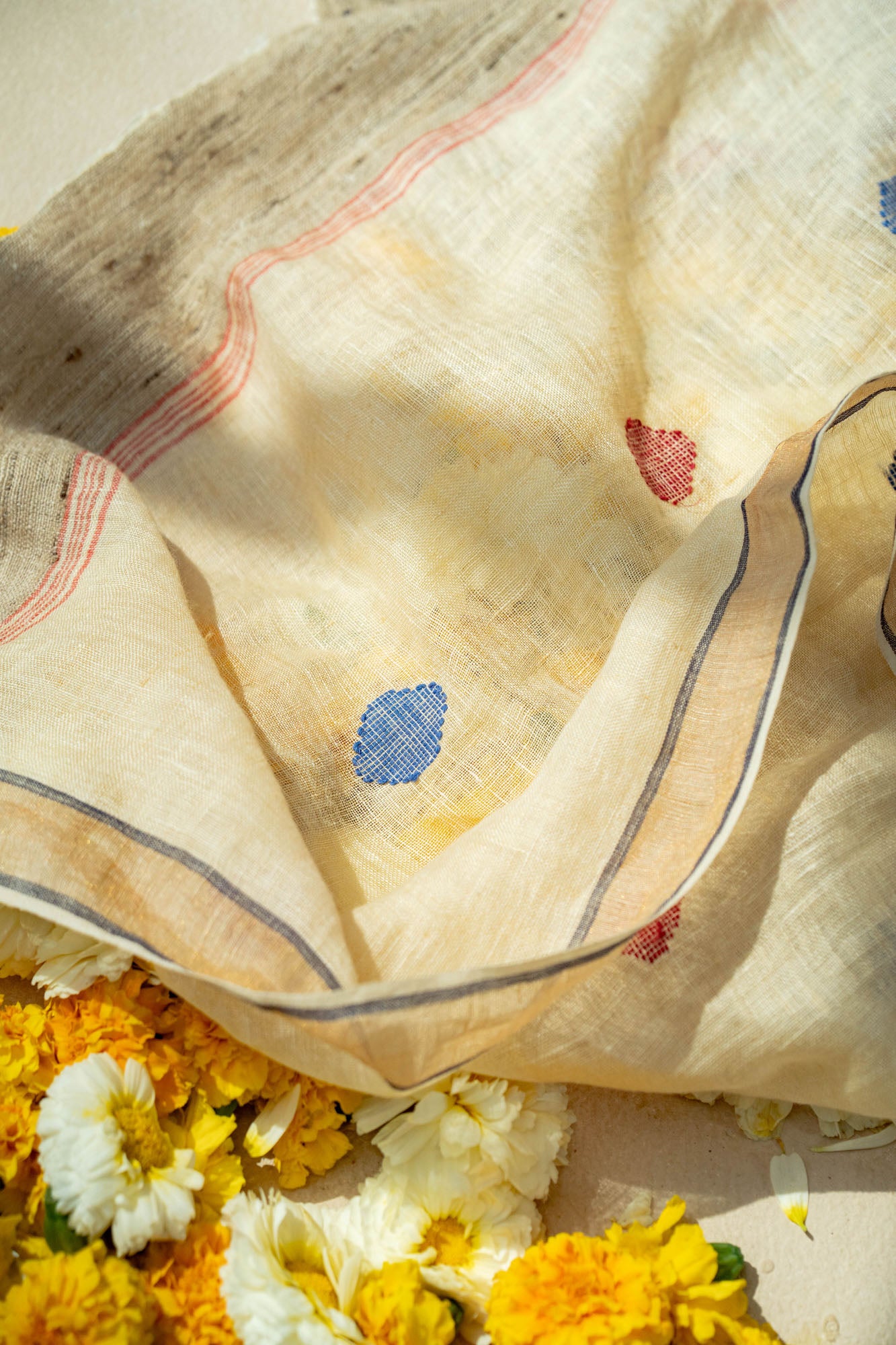 Infield Handwoven Linen Stole